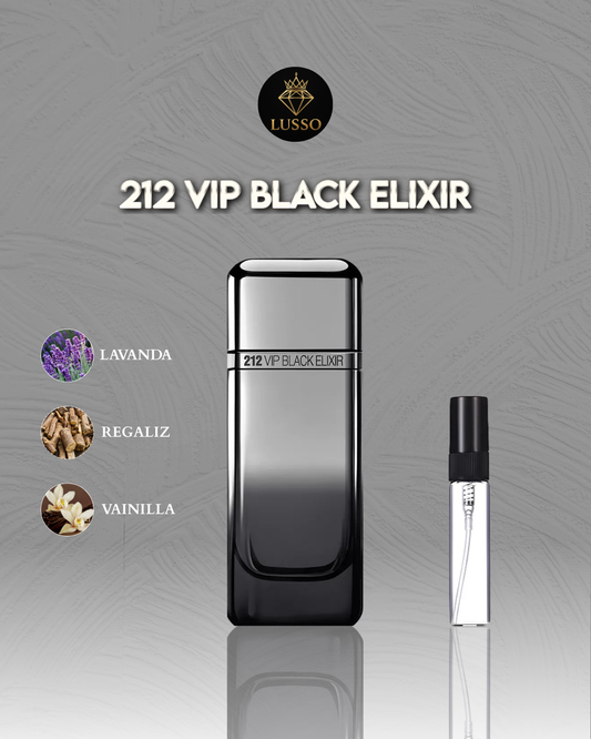 Decant 212 Vip Black Elixir - Carolina Herrera