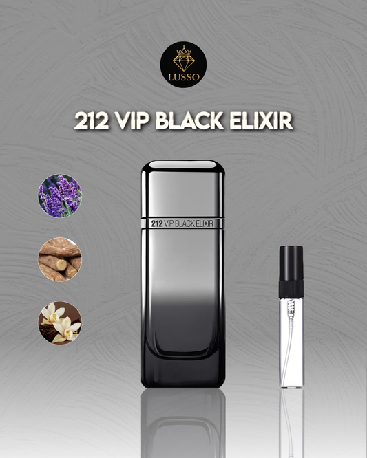 Decant 212 Vip Black Elixir - Carolina Herrera