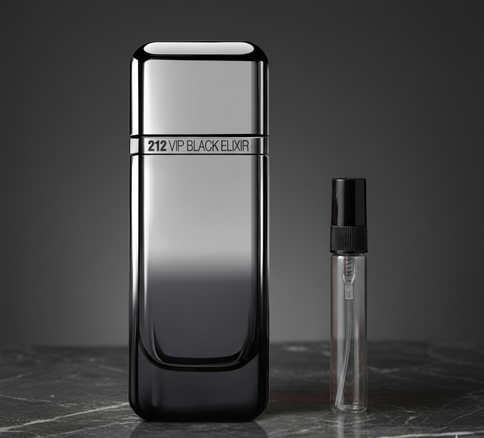 Decant 212 Vip Black Elixir - Carolina Herrera