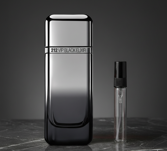 Decant 212 Vip Black Elixir - Carolina Herrera